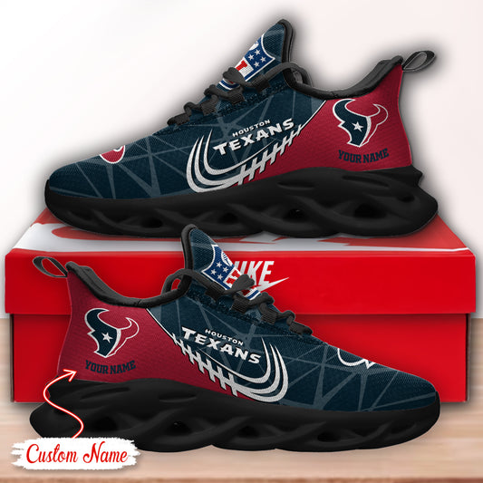 Ideafootwear Houston Texans NFL Max Soul Shoes Sneakers For Men And Women