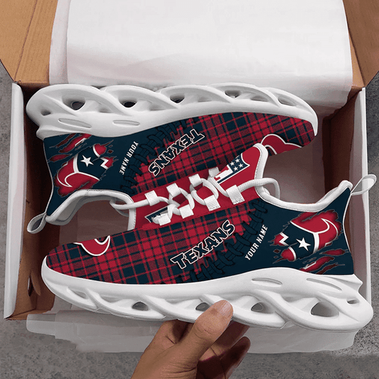 Ideafootwear Houston Texans NFL Max Soul Shoes Sneakers For Men And Women