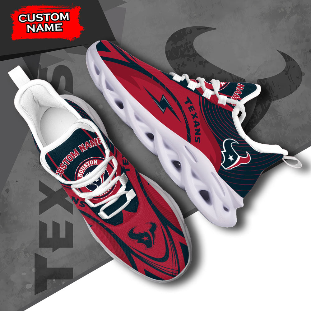 Ideafootwear Houston Texans NFL Max Soul Shoes Sneakers For Men And Women