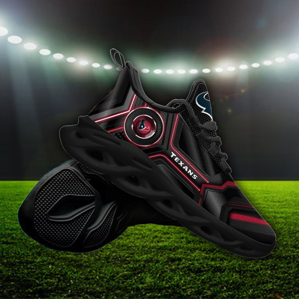 Ideafootwear Houston Texans NFL Max Soul Shoes Sneakers For Men And Women