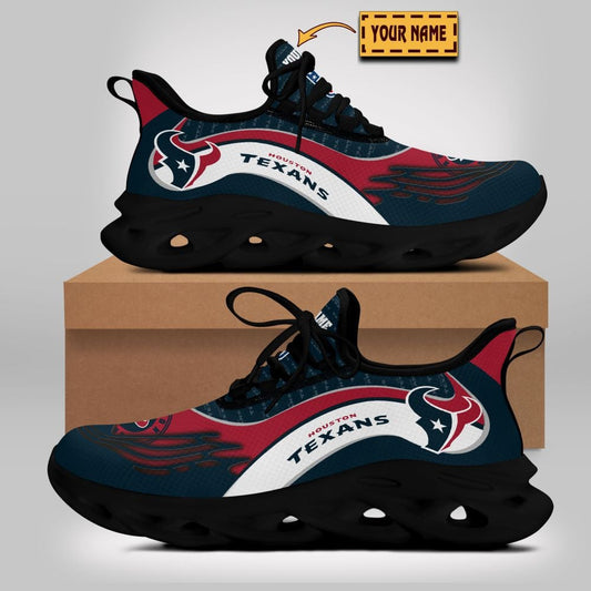 Ideafootwear Houston Texans NFL Max Soul Shoes Sneakers For Men And Women