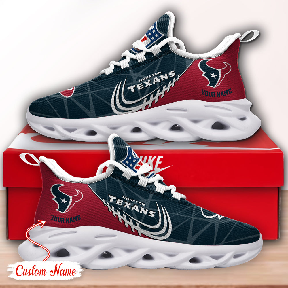 Ideafootwear Houston Texans NFL Max Soul Shoes Sneakers For Men And Women