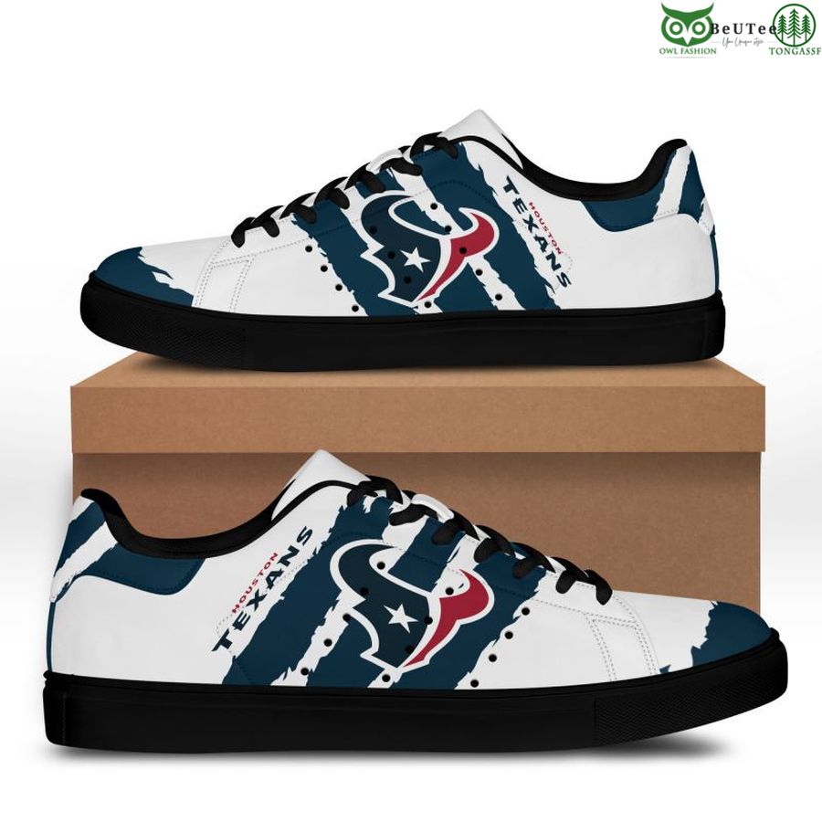 Ideafootwear Houston Texans Skate Stan Shoes Sneakes For Men And Women