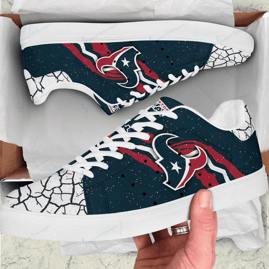 Ideafootwear Houston Texans Skate Stan Shoes Sneakes For Men And Women