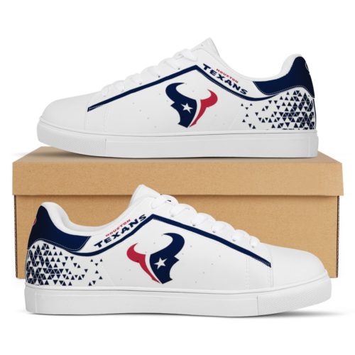 Ideafootwear Houston Texans Skate Stan Shoes Sneakes For Men And Women