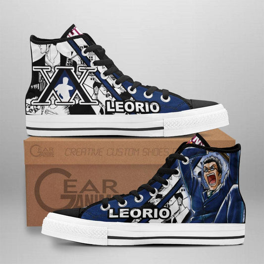 Ideafootwear Hunter x hunter High Top Canvas Sneakers Shoes For Men And Women