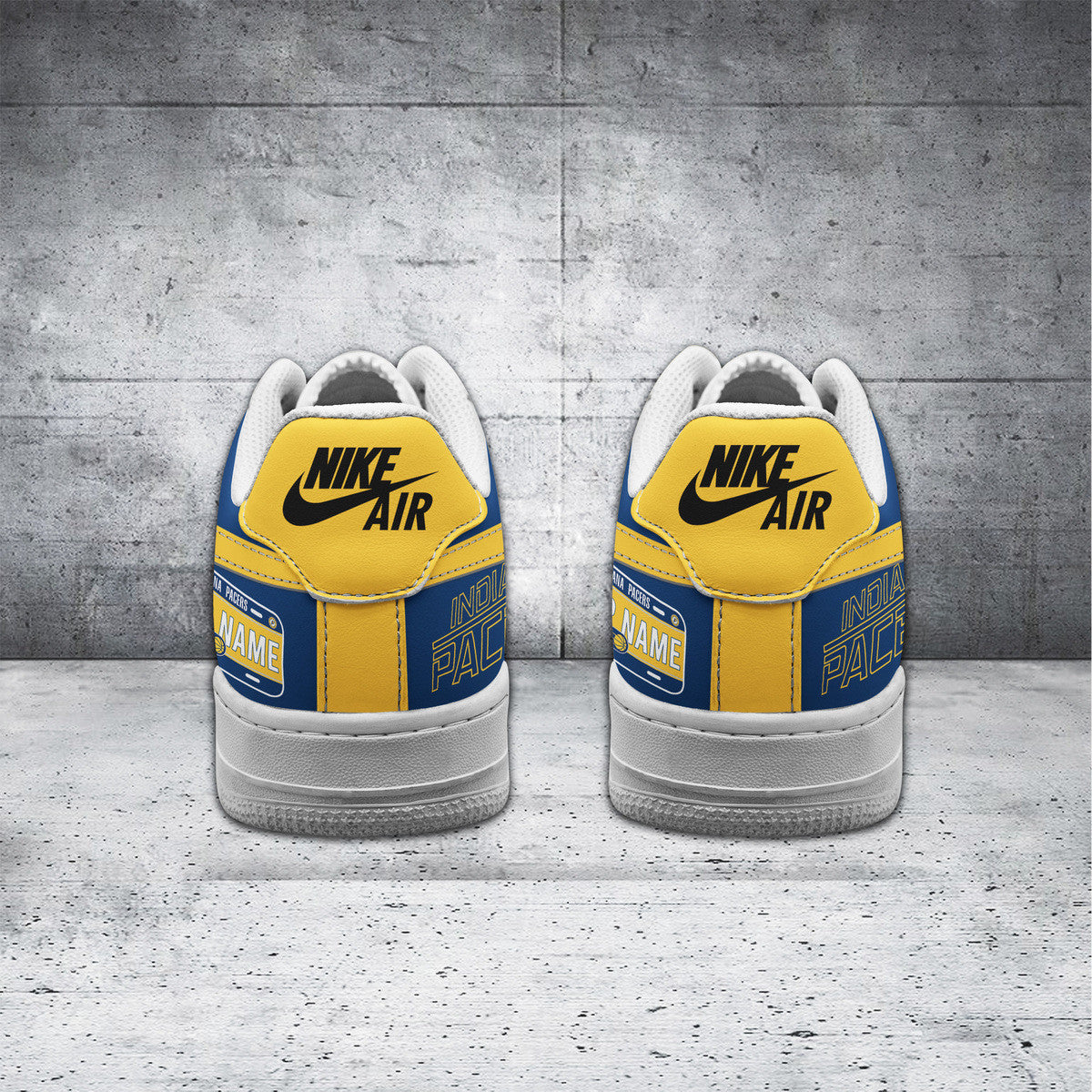 Ideafootwear Indiana Pacers Air Low-Top Sneakers Shoes For Men And Women