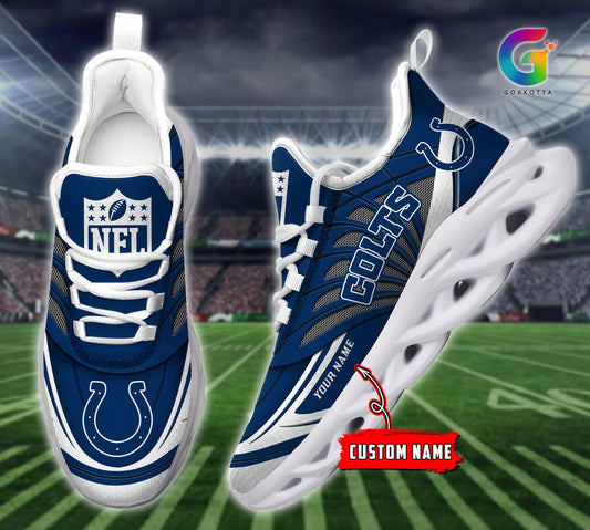 Ideafootwear Indianapolis Colts Max Soul Shoes Sneakers For Men And Women