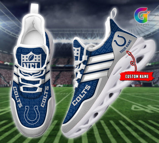 Ideafootwear Indianapolis Colts Max Soul Shoes Sneakers For Men And Women