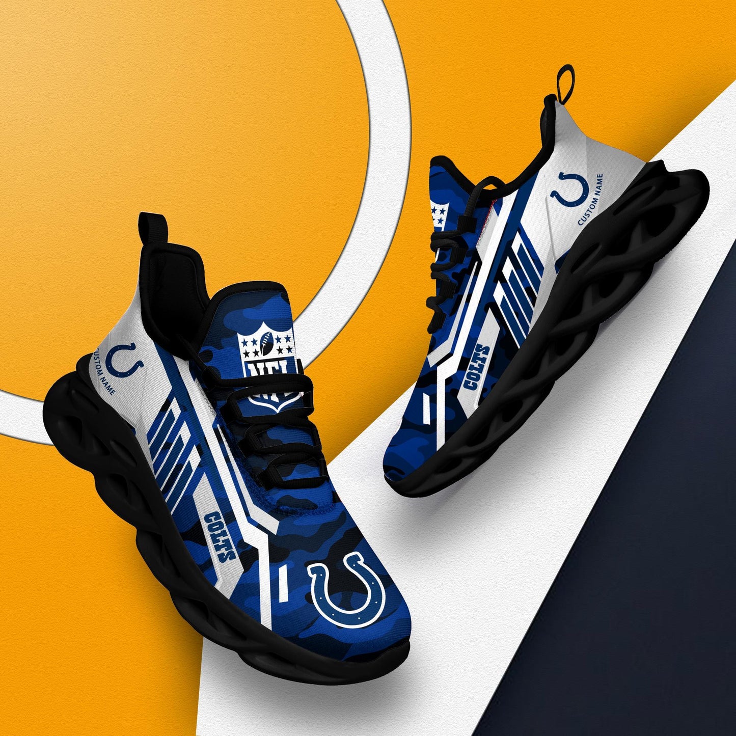 Ideafootwear Indianapolis Colts Max Soul Shoes Sneakers For Men And Women