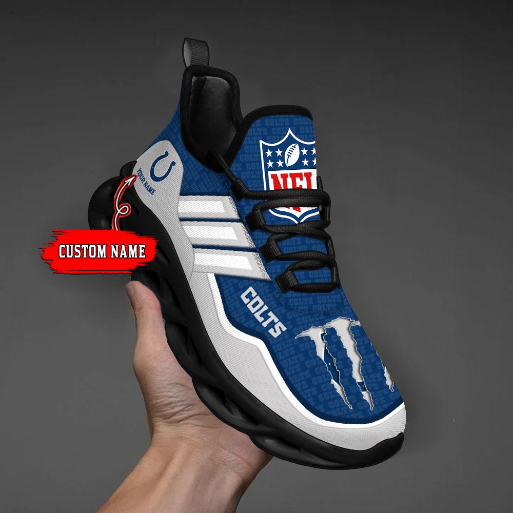 Ideafootwear Indianapolis Colts Max Soul Shoes Sneakers For Men And Women