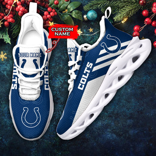Ideafootwear Indianapolis Colts NFL Max Soul Shoes Sneakers For Men And Women
