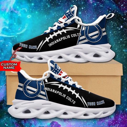Ideafootwear Indianapolis Colts NFL Max Soul Shoes Sneakers For Men And Women