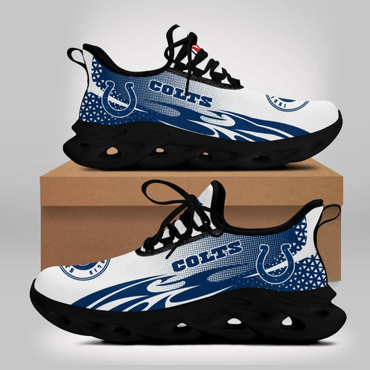 Ideafootwear Indianapolis Colts NFL Max Soul Shoes Sneakers For Men And Women