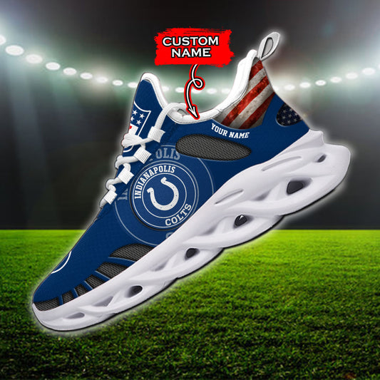 Ideafootwear Indianapolis Colts NFL Max Soul Shoes Sneakers For Men And Women
