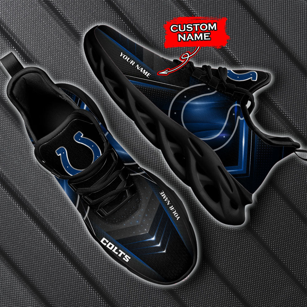 Ideafootwear Indianapolis Colts NFL Max Soul Shoes Sneakers For Men And Women
