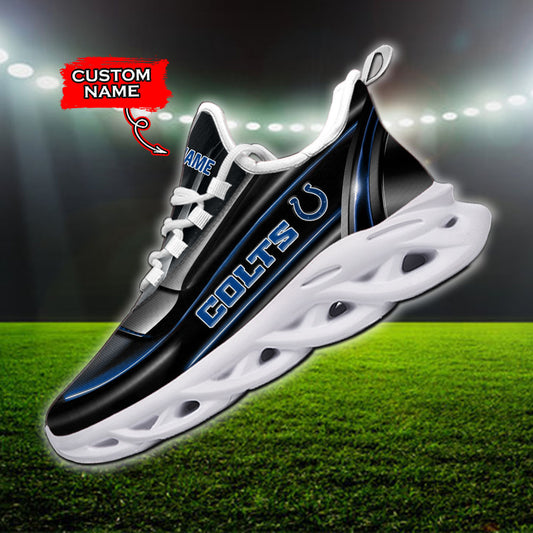 Ideafootwear Indianapolis Colts NFL Max Soul Shoes Sneakers For Men And Women