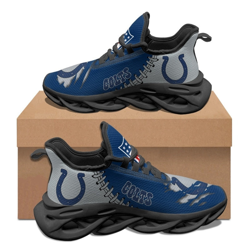 Ideafootwear Indianapolis Colts NFL Max Soul Shoes Sneakers For Men And Women