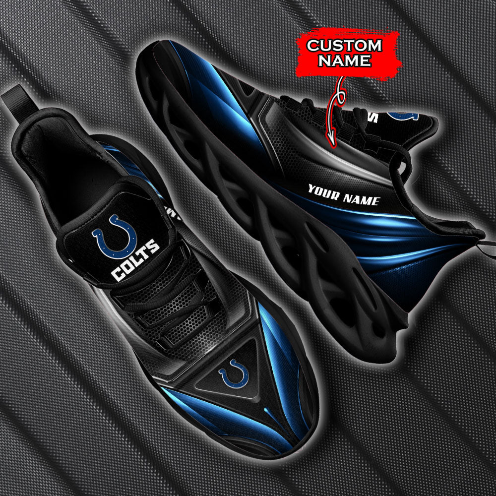 Ideafootwear Indianapolis Colts NFL Max Soul Shoes Sneakers For Men And Women