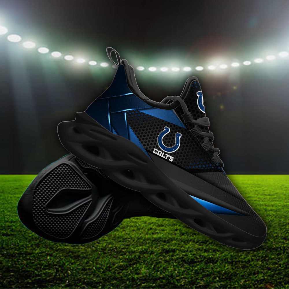Ideafootwear Indianapolis Colts NFL Max Soul Shoes Sneakers For Men And Women
