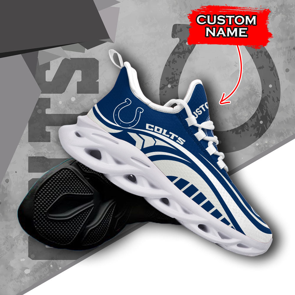 Ideafootwear Indianapolis Colts NFL Max Soul Shoes Sneakers For Men And Women