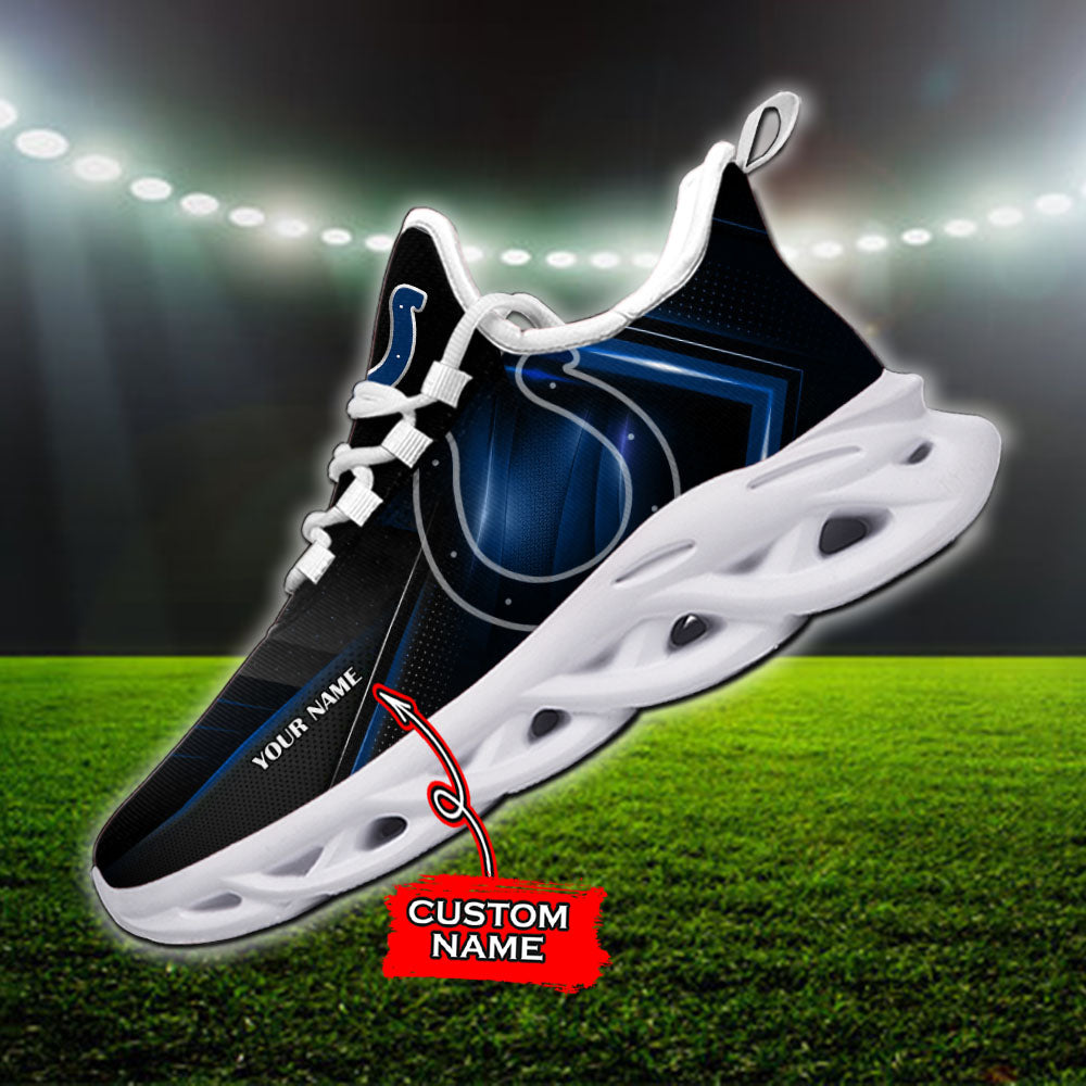 Ideafootwear Indianapolis Colts NFL Max Soul Shoes Sneakers For Men And Women