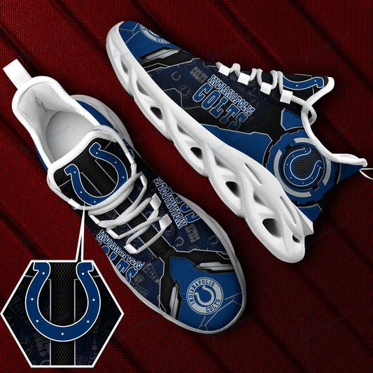 Ideafootwear Indianapolis Colts NFL Max Soul Shoes Sneakers For Men And Women