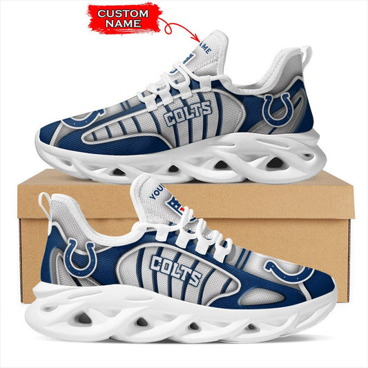 Ideafootwear Indianapolis Colts NFL Max Soul Shoes Sneakers For Men And Women