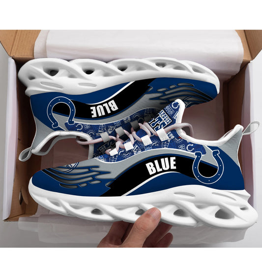 Ideafootwear Indianapolis Colts NFL Max Soul Shoes Sneakers For Men And Women