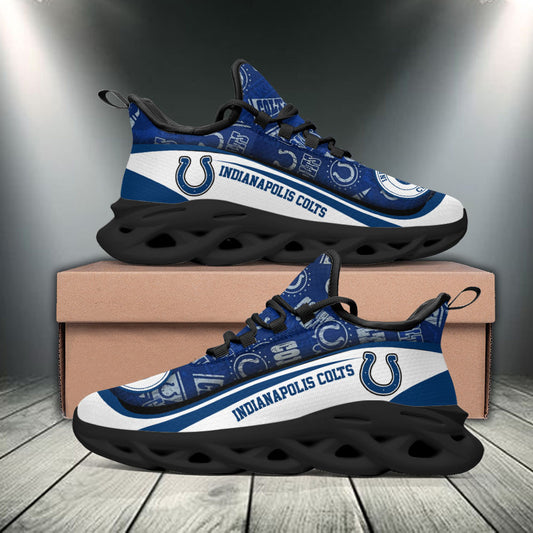 Ideafootwear Indianapolis Colts NFL Max Soul Shoes Sneakers For Men And Women