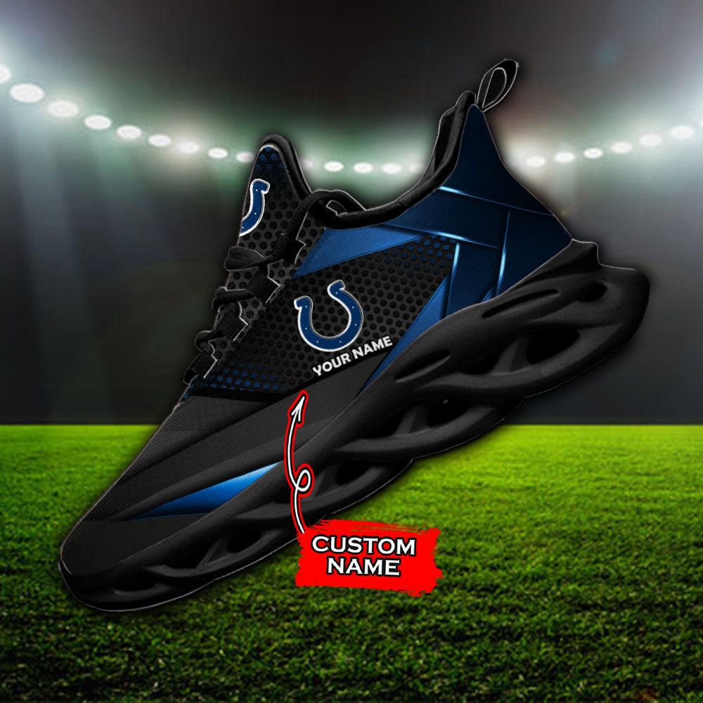 Ideafootwear Indianapolis Colts NFL Max Soul Shoes Sneakers For Men And Women