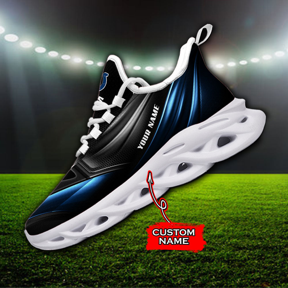 Ideafootwear Indianapolis Colts NFL Max Soul Shoes Sneakers For Men And Women
