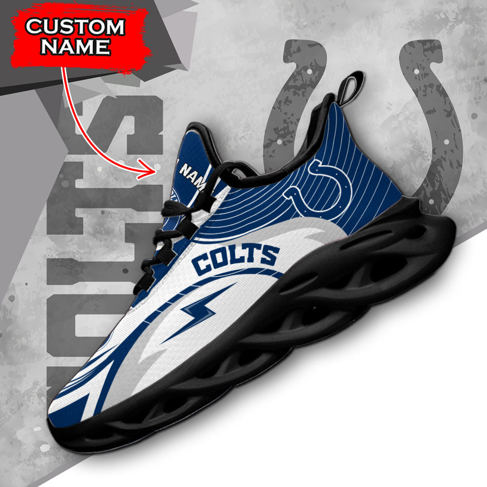 Ideafootwear Indianapolis Colts NFL Max Soul Shoes Sneakers For Men And Women