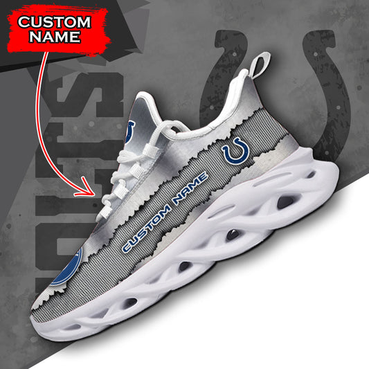 Ideafootwear Indianapolis Colts NFL Max Soul Shoes Sneakers For Men And Women