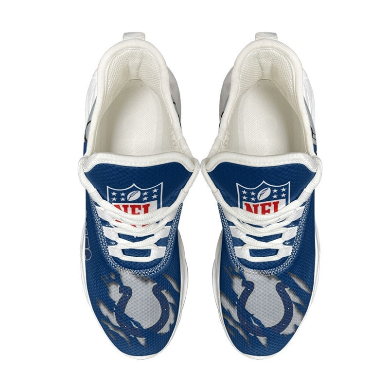 Ideafootwear Indianapolis Colts NFL Max Soul Shoes Sneakers For Men And Women