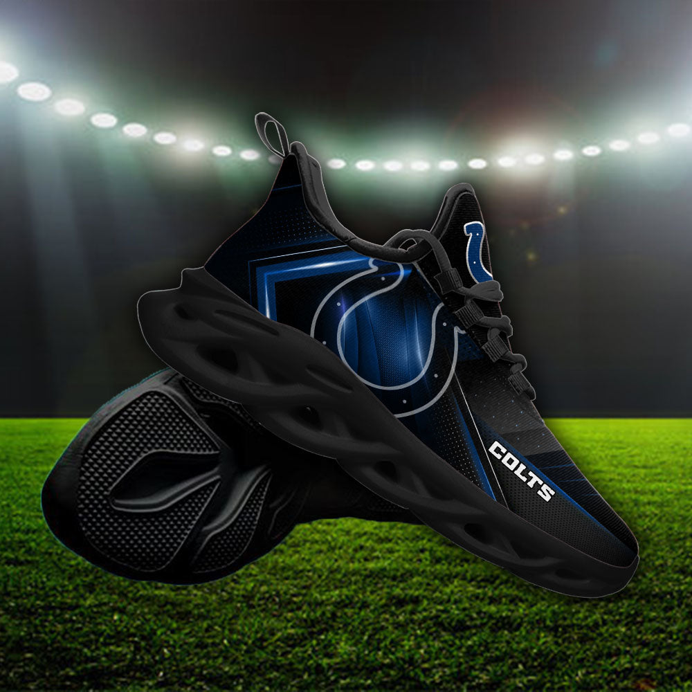 Ideafootwear Indianapolis Colts NFL Max Soul Shoes Sneakers For Men And Women