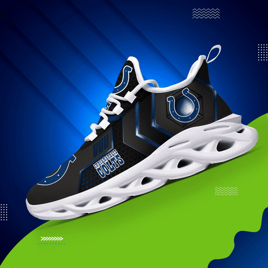 Ideafootwear Indianapolis Colts NFL Max Soul Shoes Sneakers For Men And Women