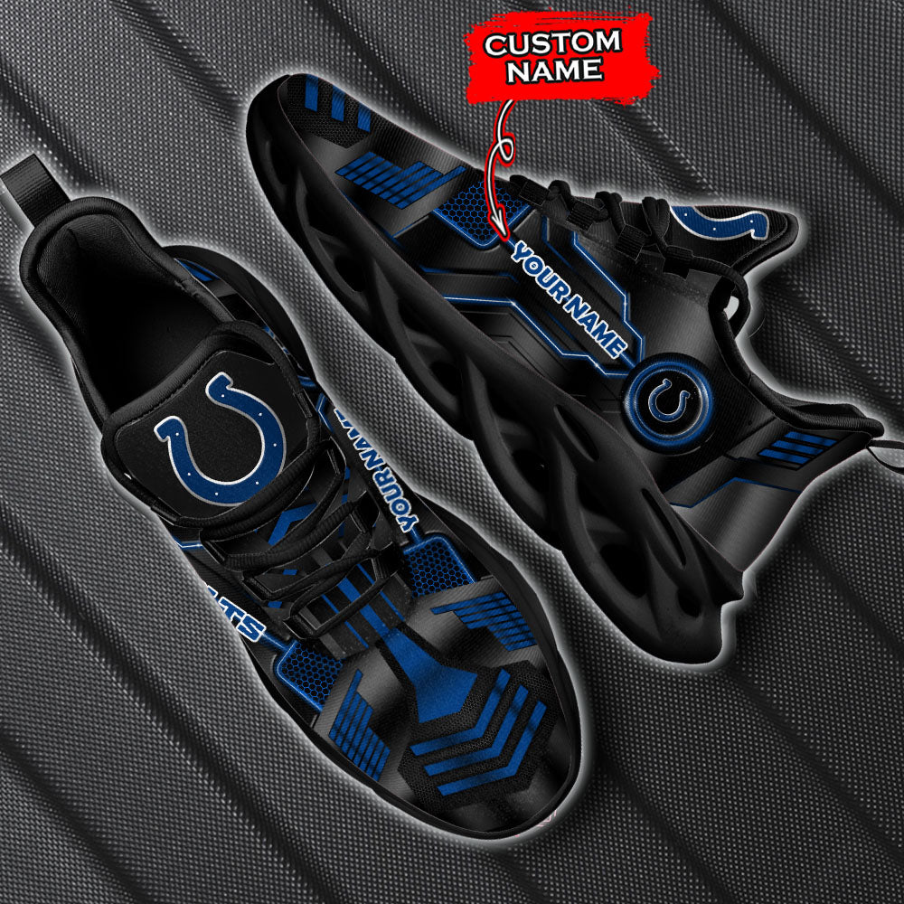 Ideafootwear Indianapolis Colts NFL Max Soul Shoes Sneakers For Men And Women