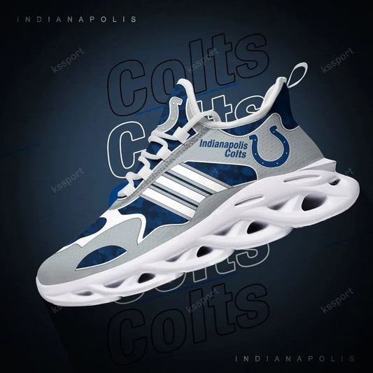 Ideafootwear Indianapolis Colts NFL Max Soul Shoes Sneakers For Men And Women