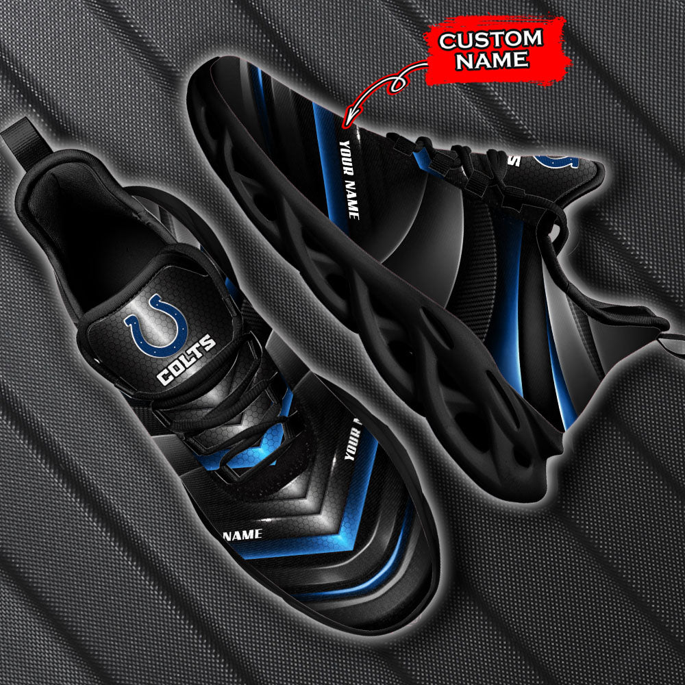Ideafootwear Indianapolis Colts NFL Max Soul Shoes Sneakers For Men And Women
