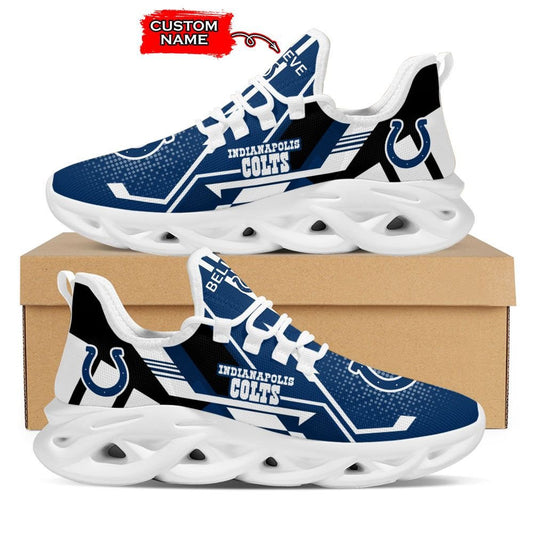 Ideafootwear Indianapolis Colts NFL Max Soul Shoes Sneakers For Men And Women