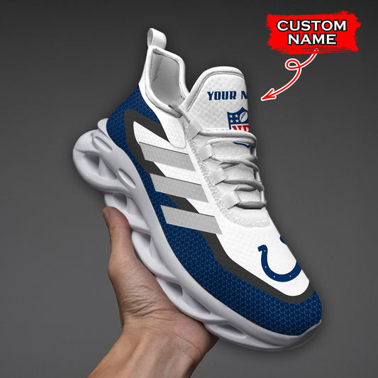 Ideafootwear Indianapolis Colts NFL Max Soul Shoes Sneakers For Men And Women