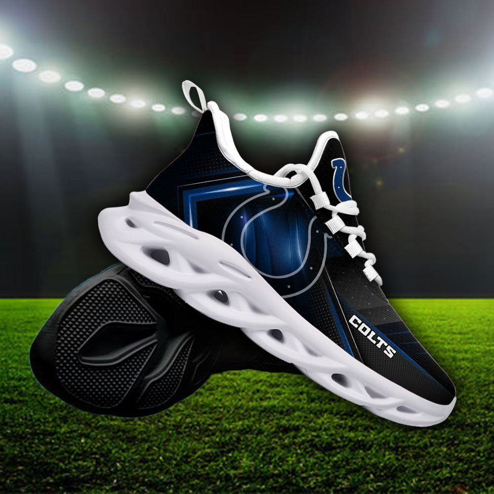 Ideafootwear Indianapolis Colts NFL Max Soul Shoes Sneakers For Men And Women