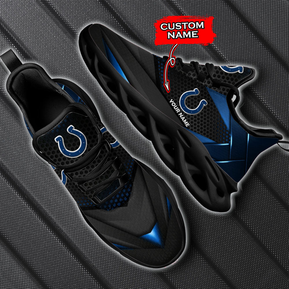 Ideafootwear Indianapolis Colts NFL Max Soul Shoes Sneakers For Men And Women