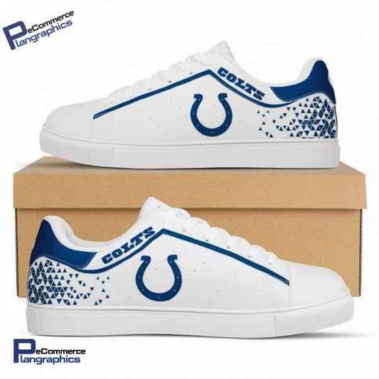 Ideafootwear Indianapolis Colts Skate Stan Shoes Sneakes For Men And Women