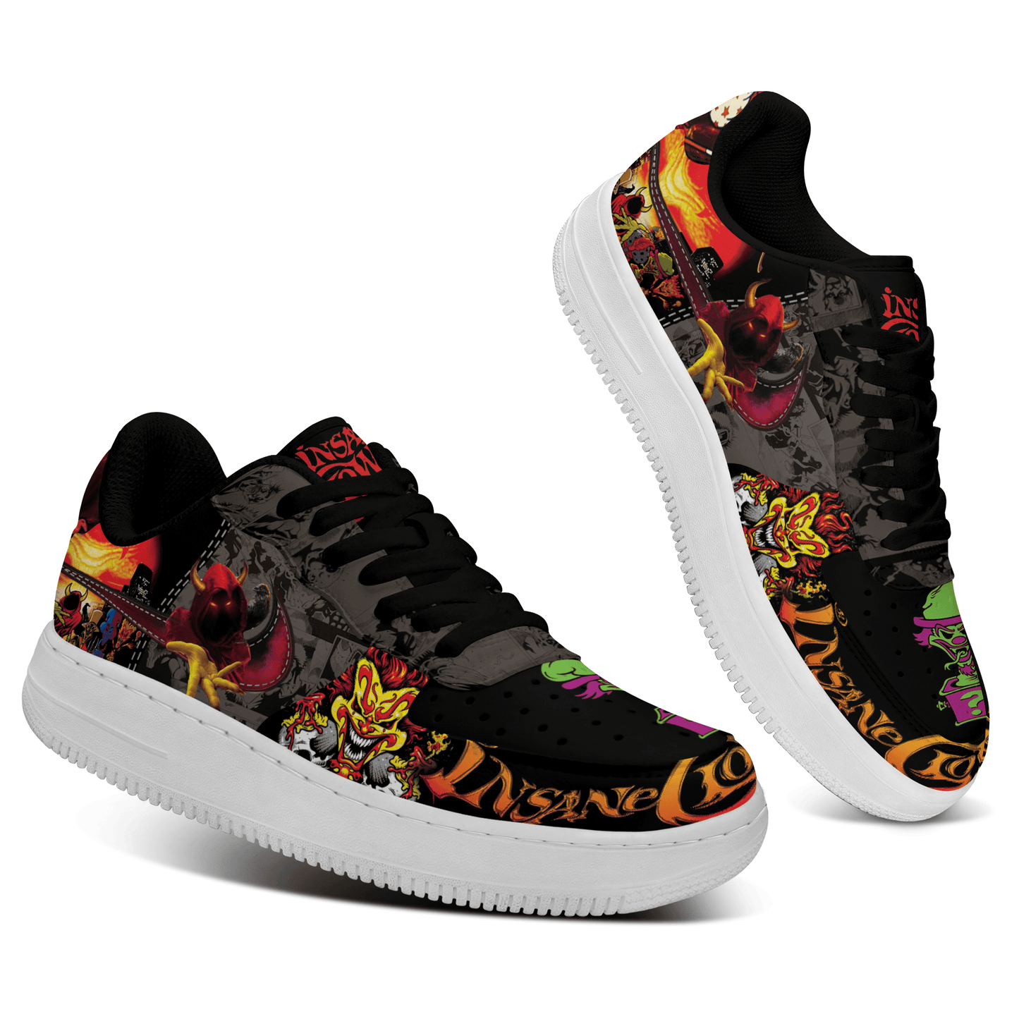 Ideafootwear Insane Clown Posse Air Low-Top Sneakers Shoes For Men And Women