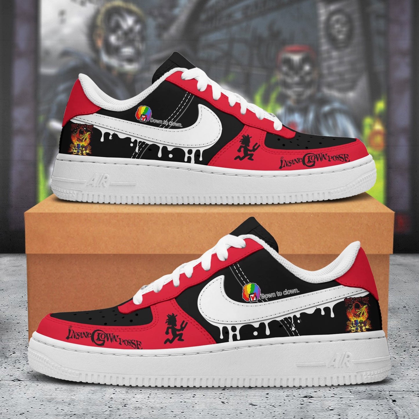 Ideafootwear Insane Clown Posse Air Low-Top Sneakers Shoes For Men And Women