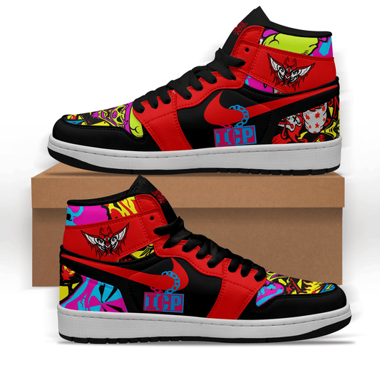 Ideafootwear Insane Clown Posse AJ1 High Sneakers Shoes For Men And Women