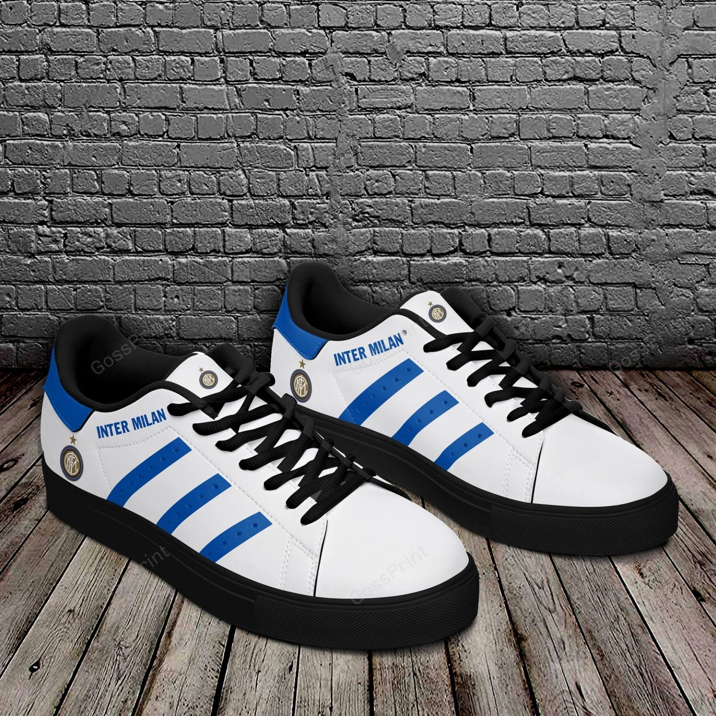 Ideafootwear Inter Milan Skate Stan Shoes Sneakes For Men And Women