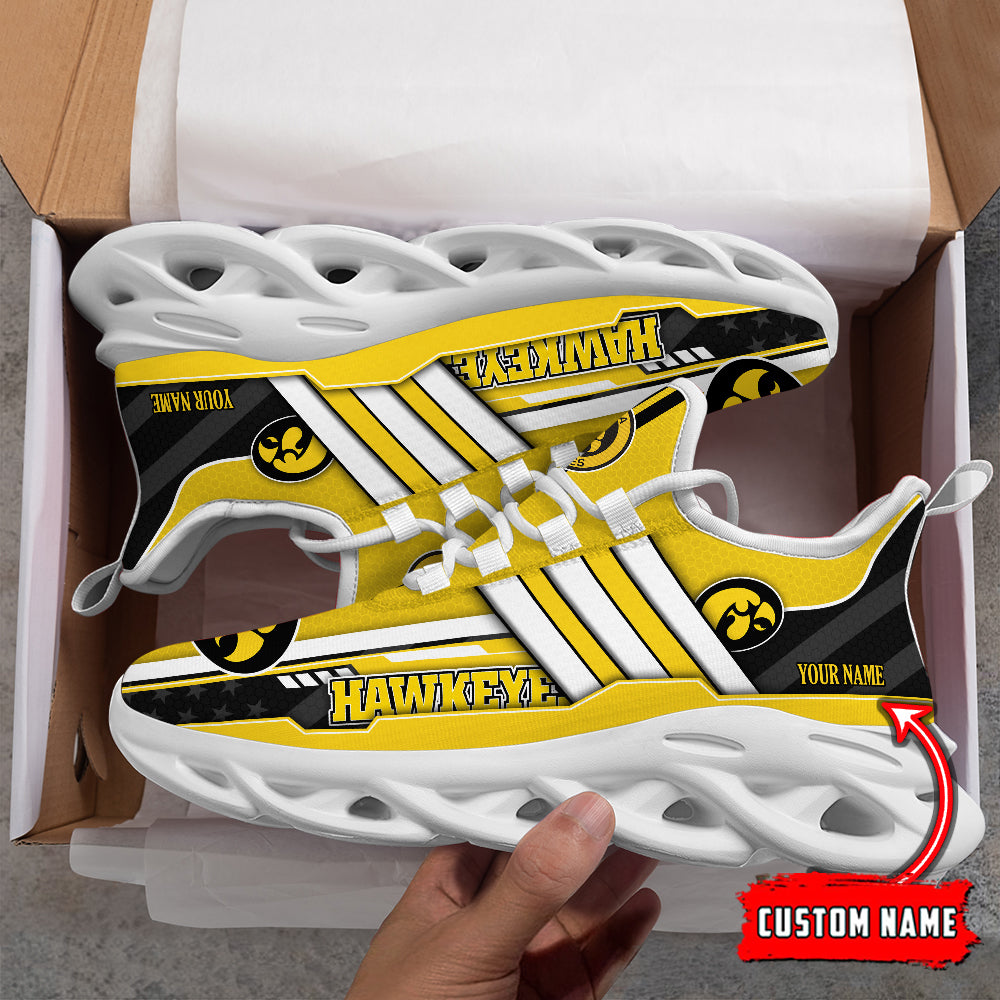Ideafootwear Iowa Hawkeyes Max Soul Shoes Sneakers For Men And Women